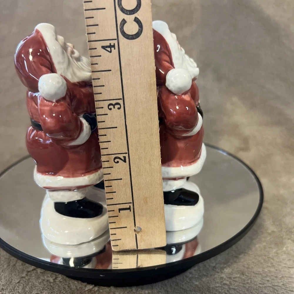 Christmas Omnibus Fitz And Floyd Santa Salt‎ And Pepper Shakers  Holiday 1990's